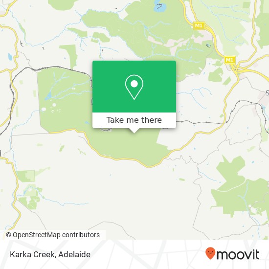 Karka Creek map