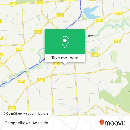 Campbelltown map