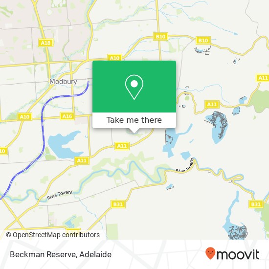 Beckman Reserve map