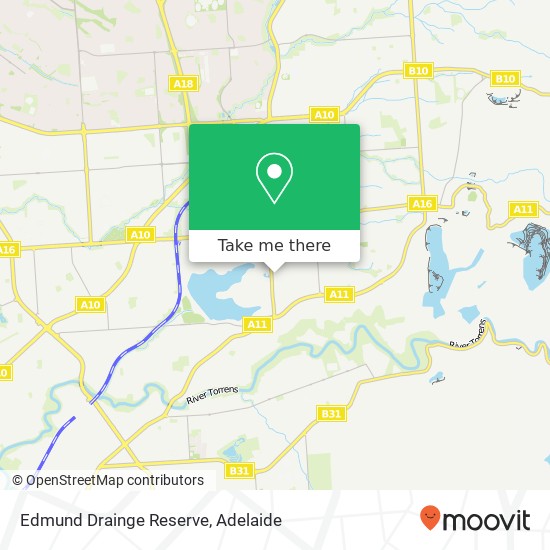 Mapa Edmund Drainge Reserve