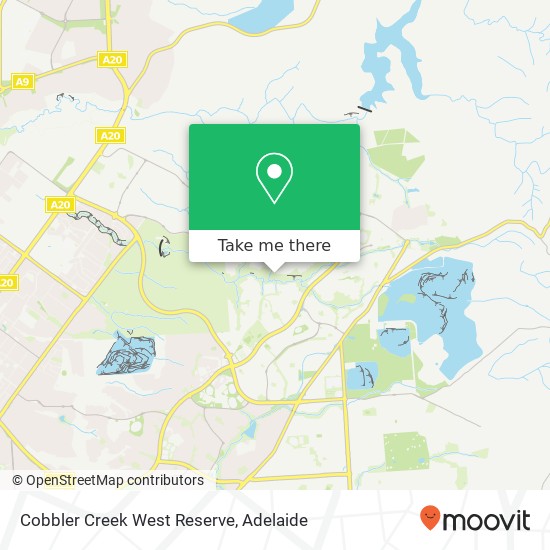 Cobbler Creek West Reserve map