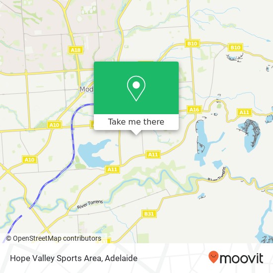 Hope Valley Sports Area map