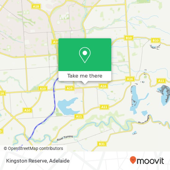 Mapa Kingston Reserve