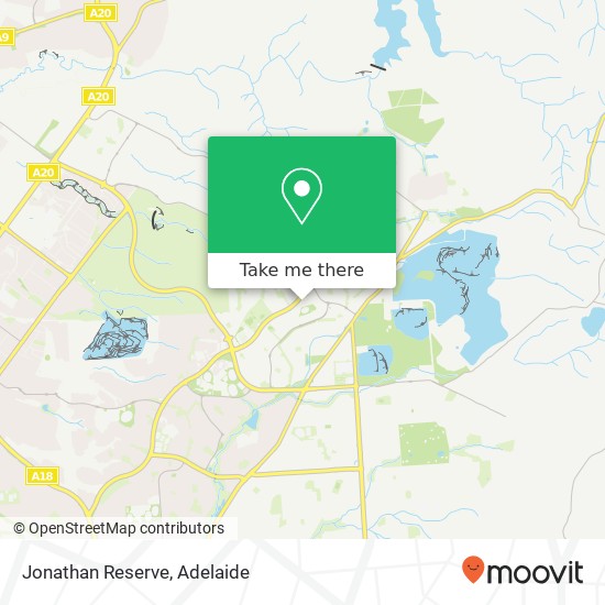 Mapa Jonathan Reserve