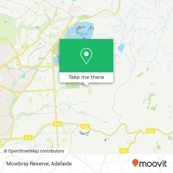 Mowbray Reserve map