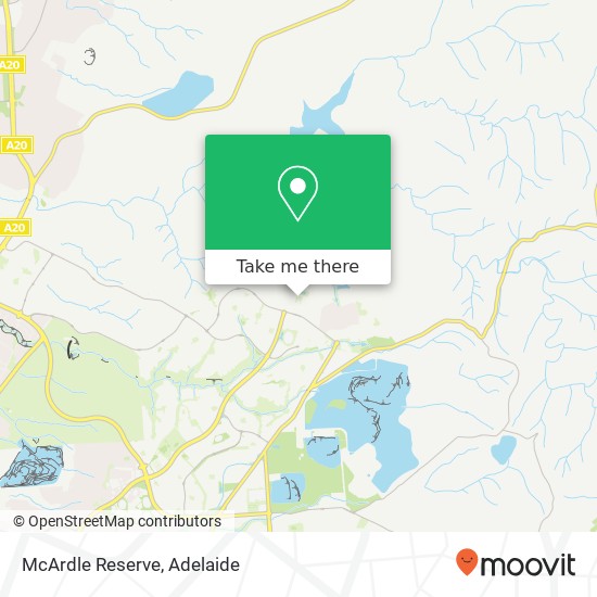 Mapa McArdle Reserve