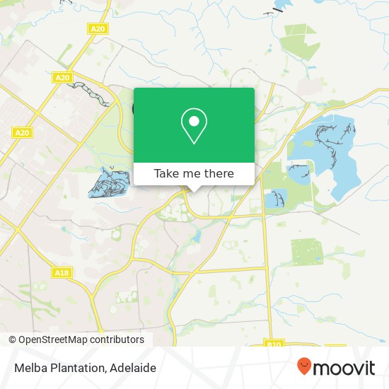 Mapa Melba Plantation