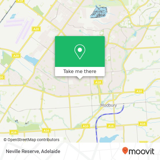 Mapa Neville Reserve