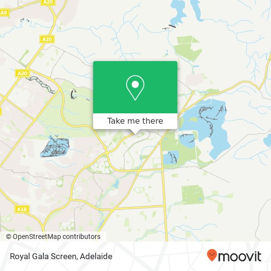 Mapa Royal Gala Screen