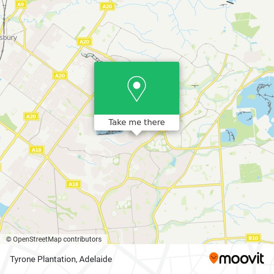 Mapa Tyrone Plantation