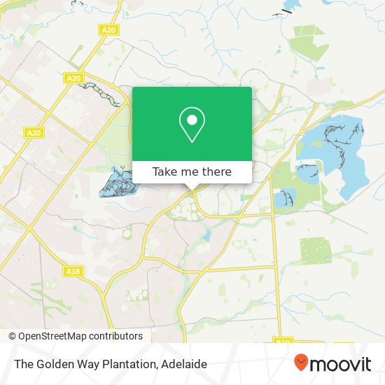 The Golden Way Plantation map