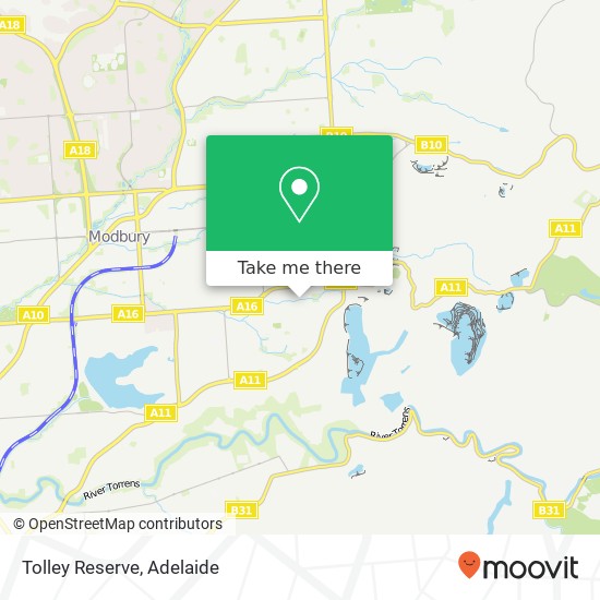 Tolley Reserve map