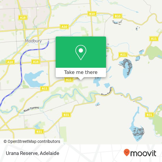 Urana Reserve map