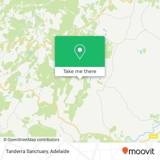 Tanderra Sanctuary map