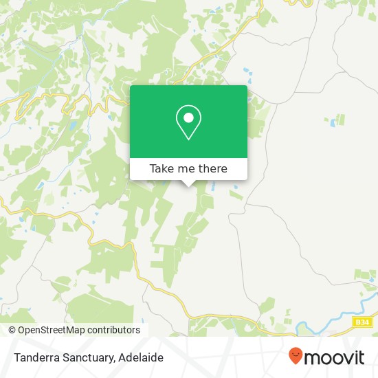 Mapa Tanderra Sanctuary