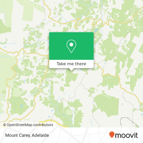 Mapa Mount Carey