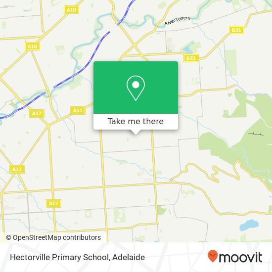 Mapa Hectorville Primary School