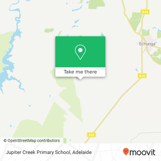 Mapa Jupiter Creek Primary School