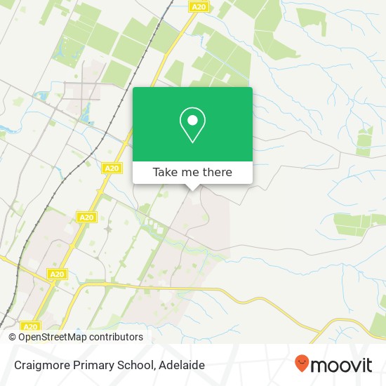 Mapa Craigmore Primary School