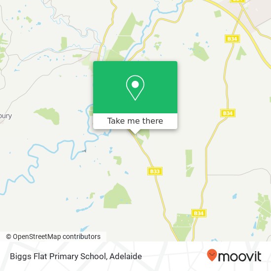 Mapa Biggs Flat Primary School