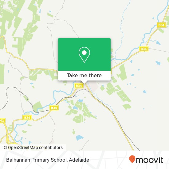 Mapa Balhannah Primary School