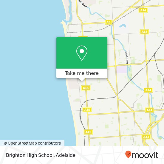 Mapa Brighton High School