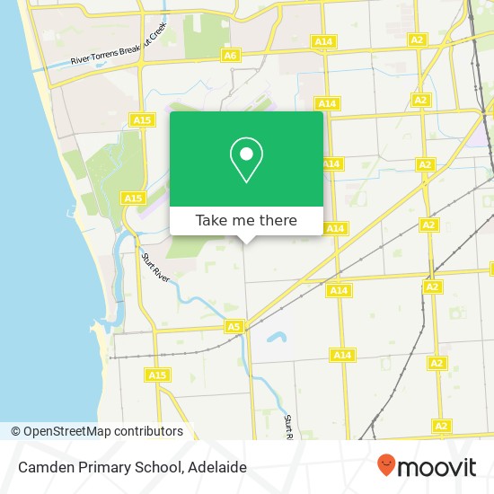Camden Primary School map