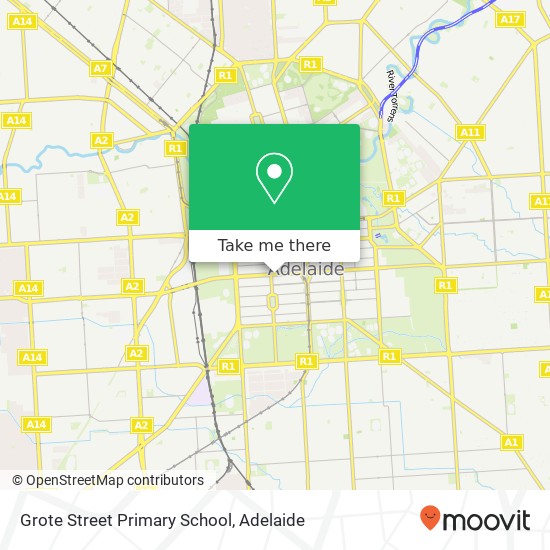 Mapa Grote Street Primary School