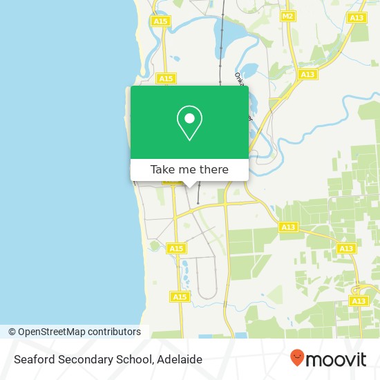 Seaford Secondary School map