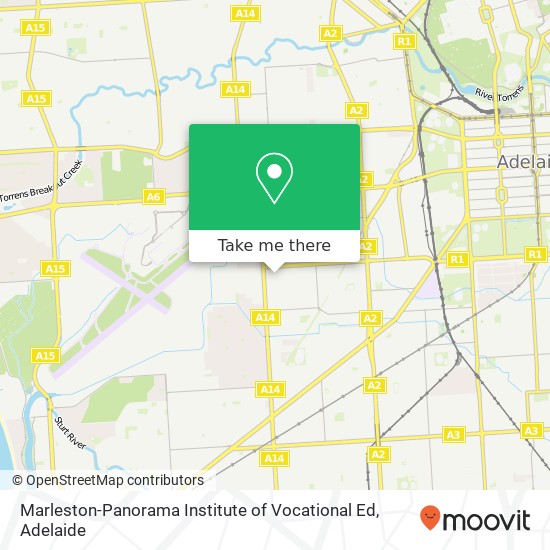 Marleston-Panorama Institute of Vocational Ed map