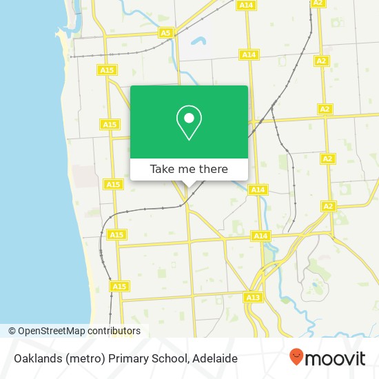 Oaklands (metro) Primary School map