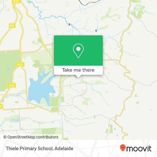 Mapa Thiele Primary School