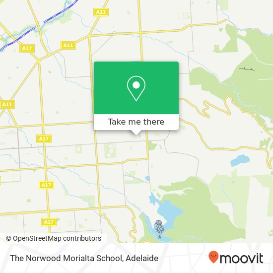 The Norwood Morialta School map