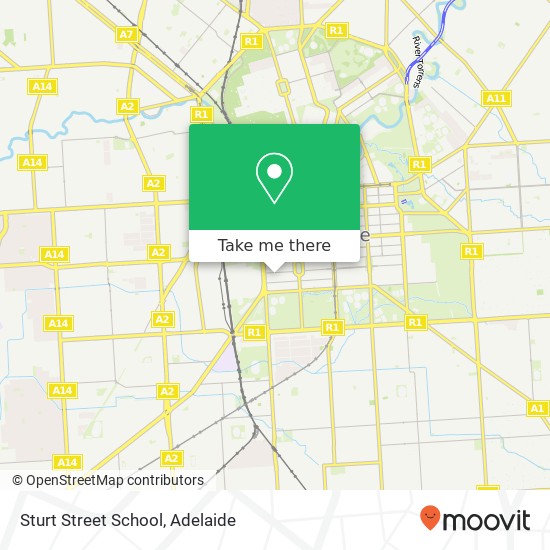 Sturt Street School map