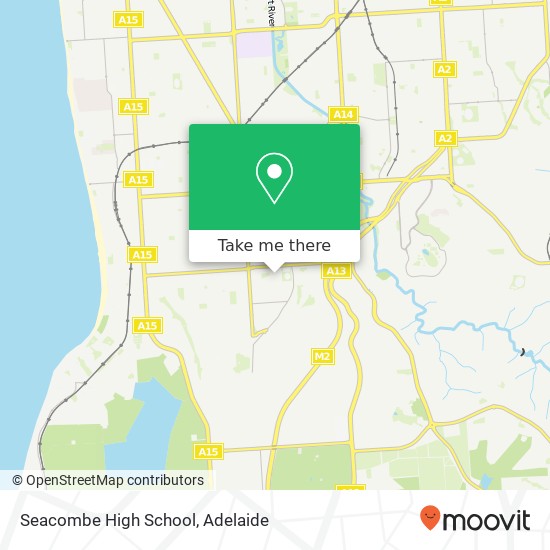 Mapa Seacombe High School