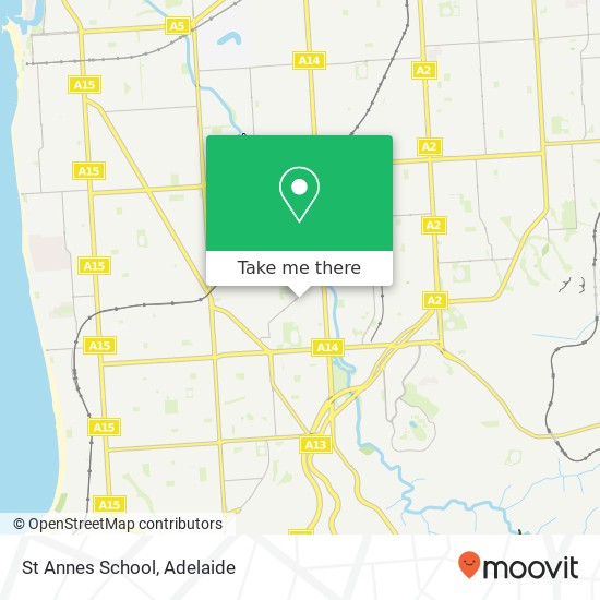 St Annes School map