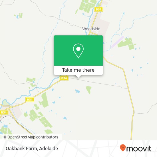 Mapa Oakbank Farm