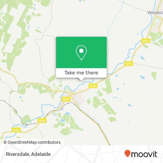 Mapa Riversdale