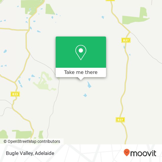 Mapa Bugle Valley