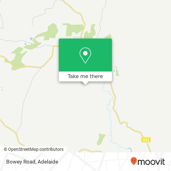 Mapa Bowey Road