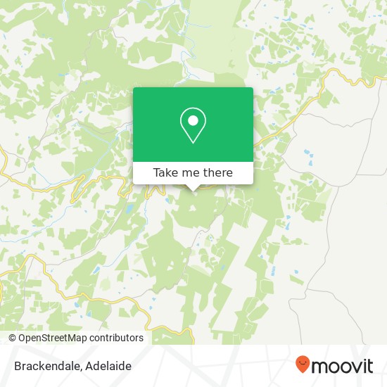 Mapa Brackendale