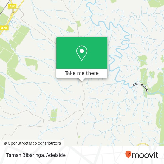Mapa Taman Bibaringa