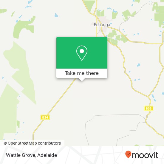 Mapa Wattle Grove