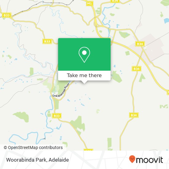 Mapa Woorabinda Park