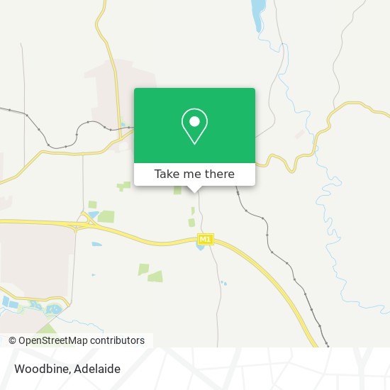 Woodbine map
