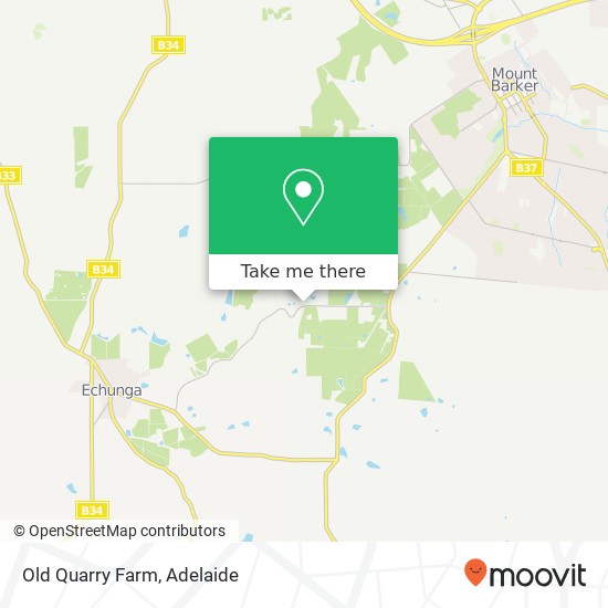 Old Quarry Farm map