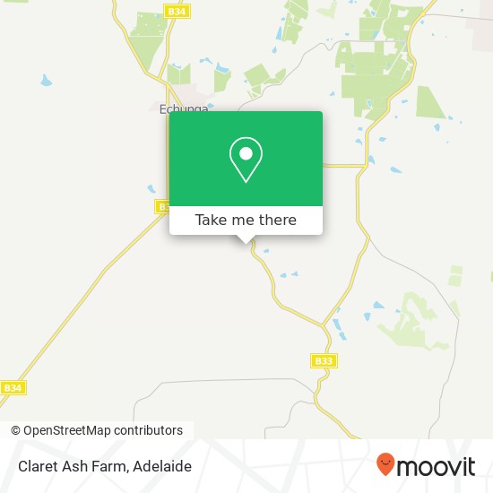 Mapa Claret Ash Farm
