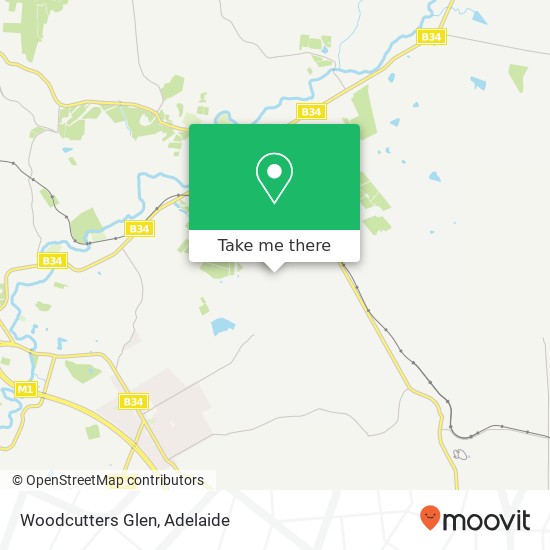 Mapa Woodcutters Glen