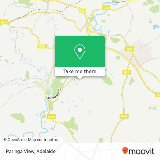 Paringa View map