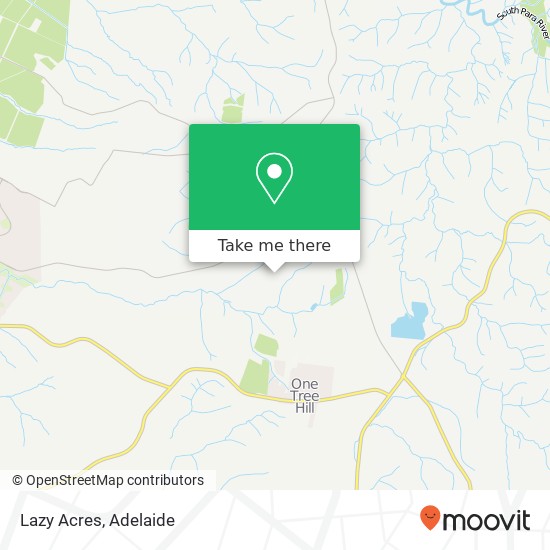 Mapa Lazy Acres